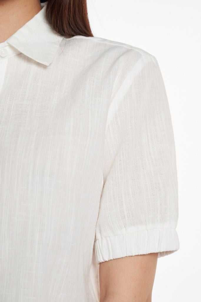 Áo Sơ Mi Thời Trang Nữ Tay Ngắn Ninomaxx 2502001