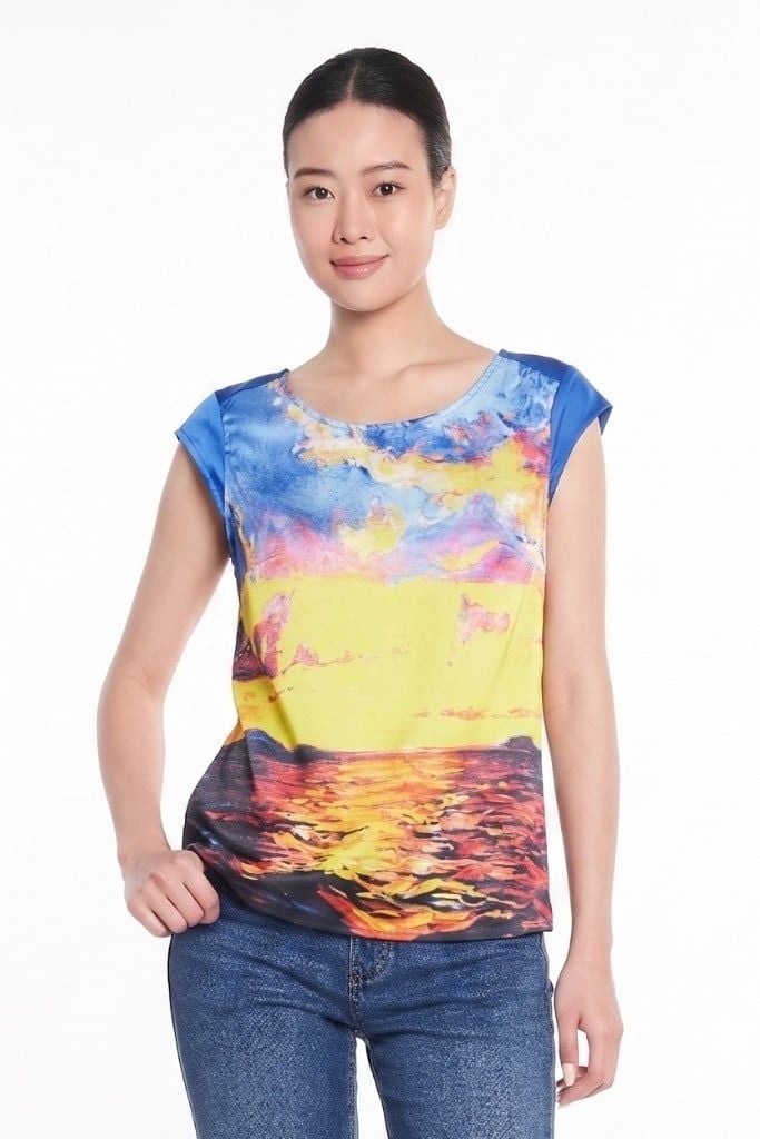 [Size S] Áo sơ mi thời trang Nữ tay ngắn N&M 1506090