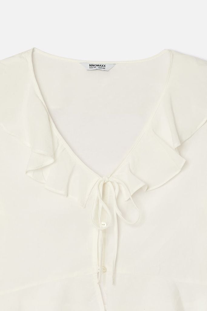 [Size S M] Áo Kiểu Nữ Cotton Rayon Elegant Blouse 2506006