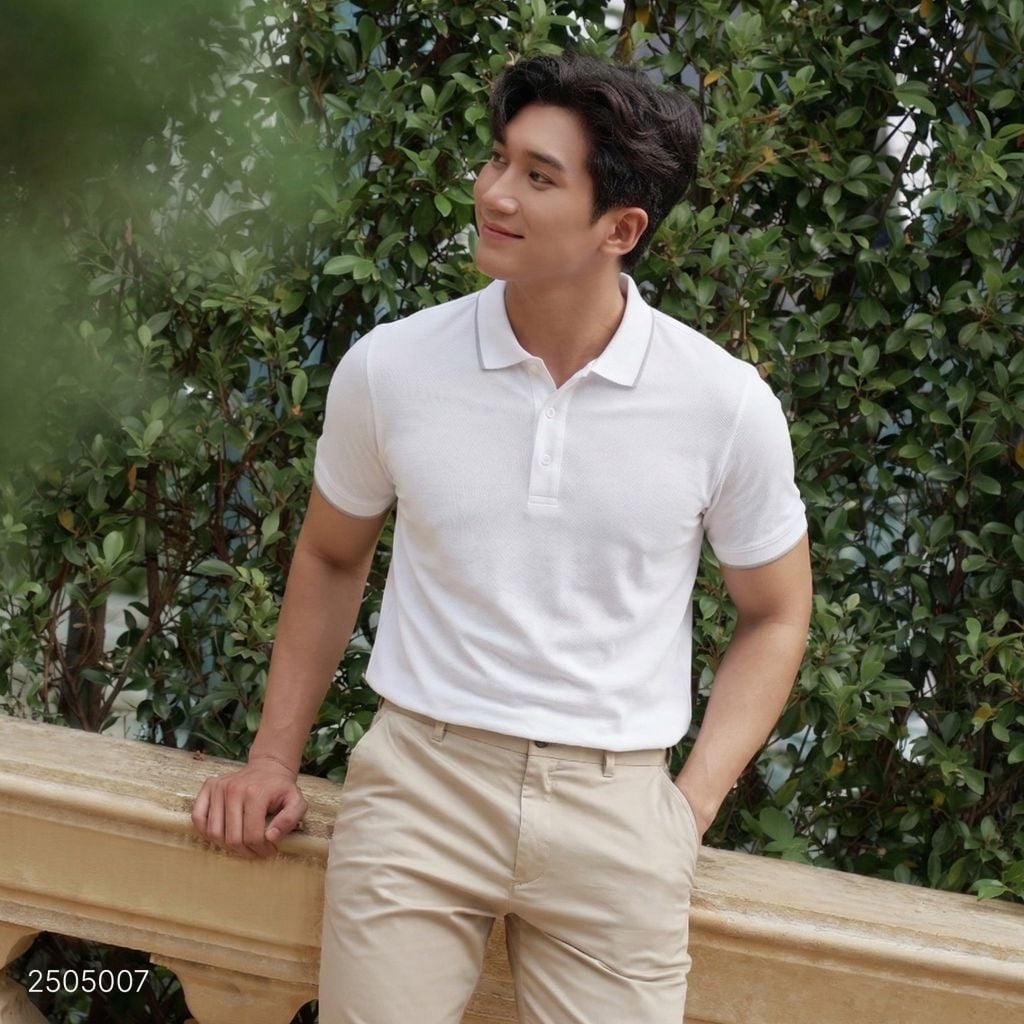 Áo Polo Nam Premium Ninomaxx Form Travel Fit DENSECOTTON Siêu Thấm Hút Giữ Form Tốt 2505007