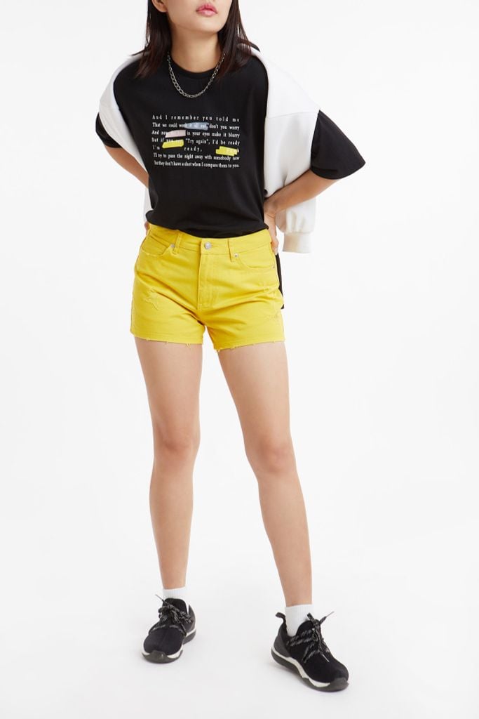 Quần Short Kaki Nữ Cotton Ninomaxx 1910187