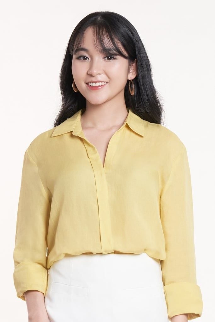 Áo Sơ Mi Nữ Tay Dài Ninomaxx 2409006