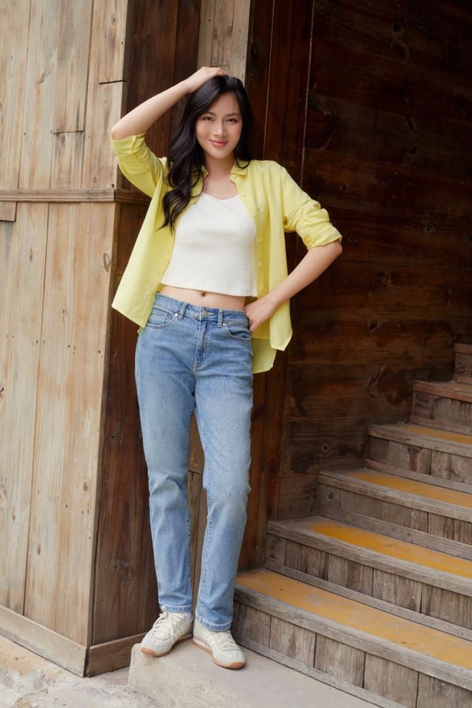 Áo Sơ Mi Basic Nữ Tay Dài Ninomaxx 2505020