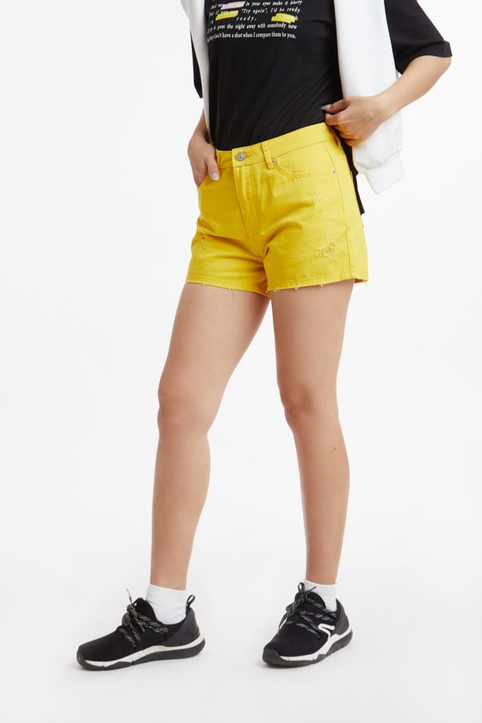 Quần Short Kaki Nữ Cotton Ninomaxx 1910187