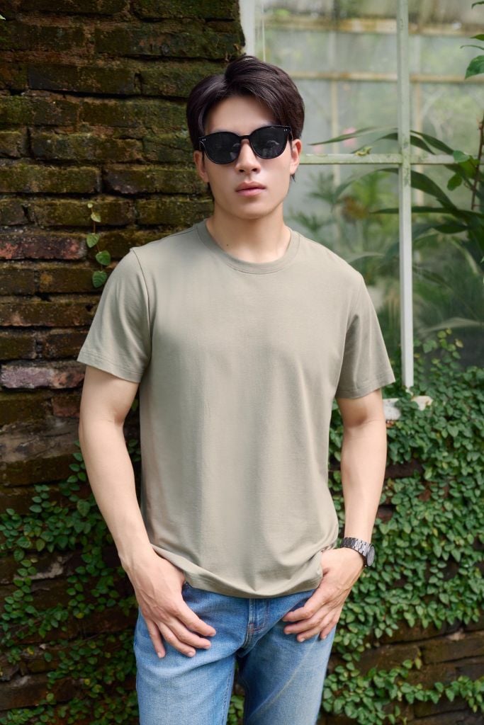 Áo Thun Basic Tay Ngắn Nam Ninomaxx 2412011