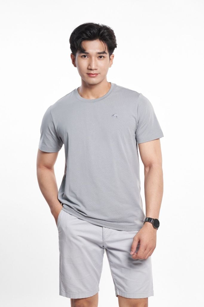 Áo Thun Basic Tay Ngắn Nam Ninomaxx 2505013