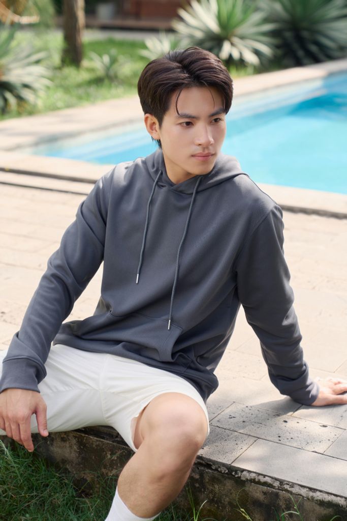 Áo Nỉ Hoodies Basic Nam Ninomaxx 2302021