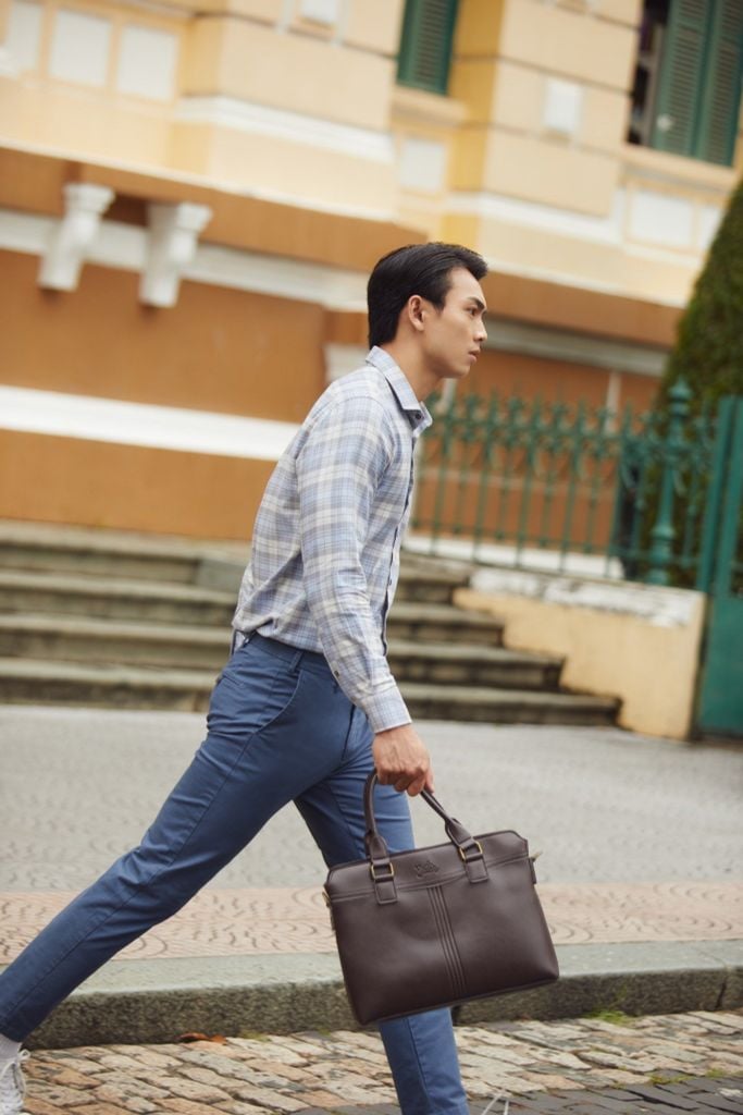 Áo Sơ Mi Caro Nam Cotton Chống Nhăn Tự Nhiên N&M 2110033