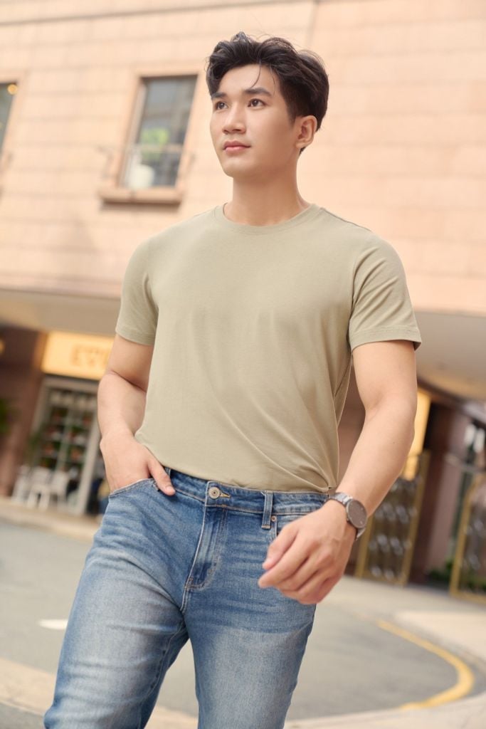 Quần Jean Thời Trang Basic Nam Dài Ninomaxx 2207015