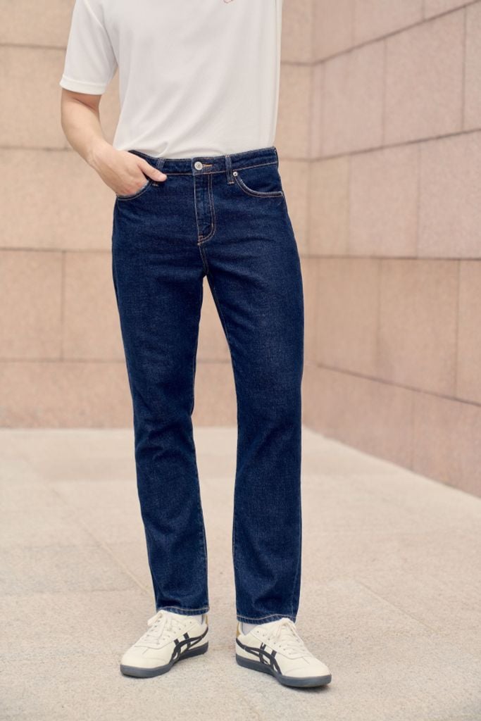 Quần Jean Basic Nam Ống Đứng Ninomaxx 2407021