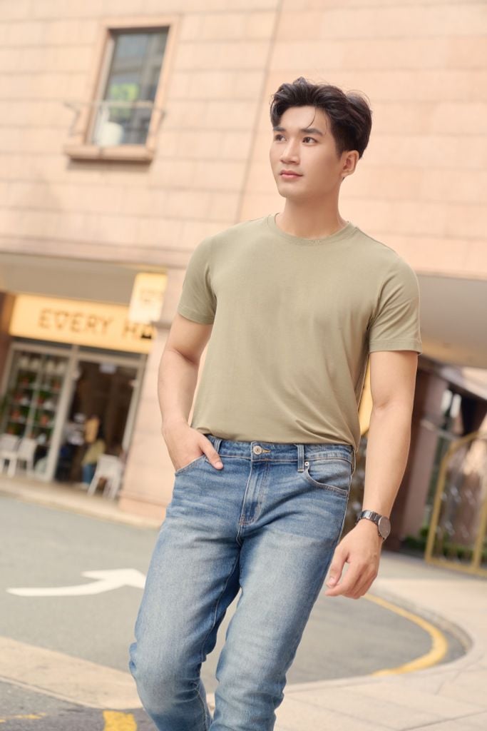 Quần Jean Thời Trang Basic Nam Dài Ninomaxx 2207015