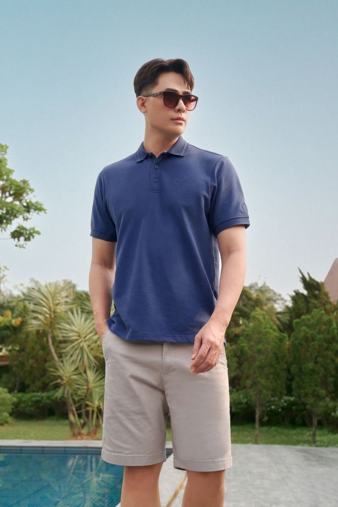 Áo Polo Nam Premium Ninomaxx Form Travel Fit DENSECOTTON Siêu Thấm Hút Giữ Form Tốt 2505004