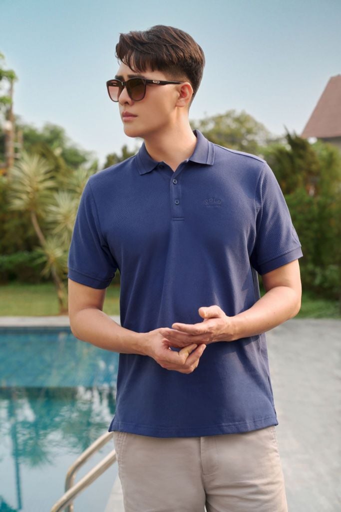 Áo Polo Nam Premium Ninomaxx Form Travel Fit DENSECOTTON Siêu Thấm Hút Giữ Form Tốt 2505004