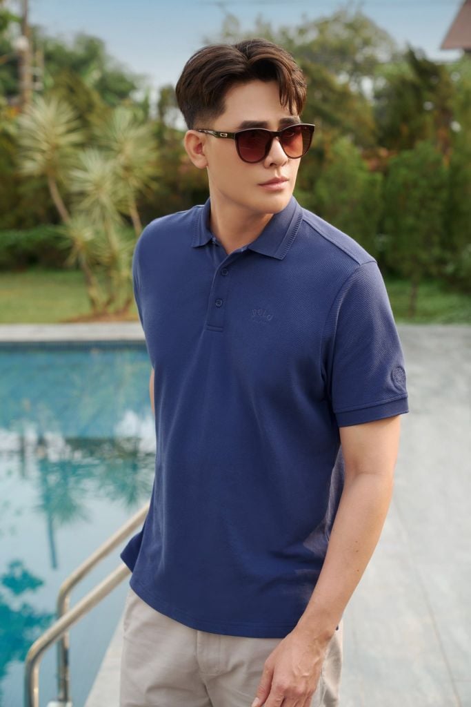 Áo Polo Nam Premium Ninomaxx Form Travel Fit DENSECOTTON Siêu Thấm Hút Giữ Form Tốt 2505004