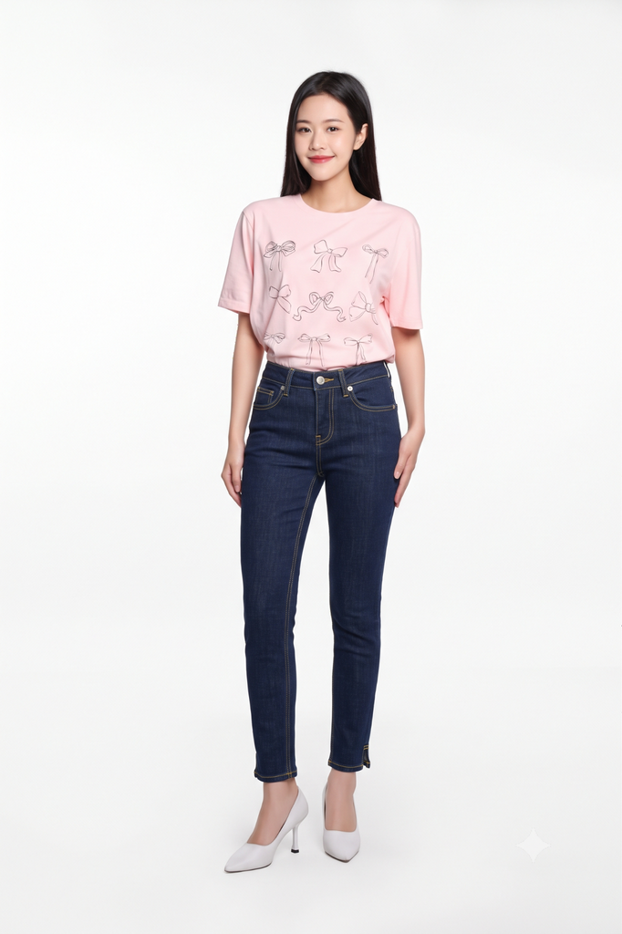 Quần jean Basic Nữ NINOMAXX 1811072