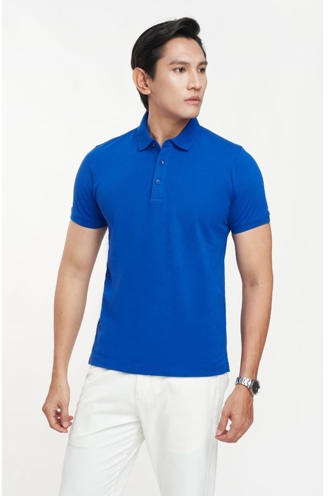 Premium Polo Nam Cotton Mercerized Form Travel Fit N&M 2203015