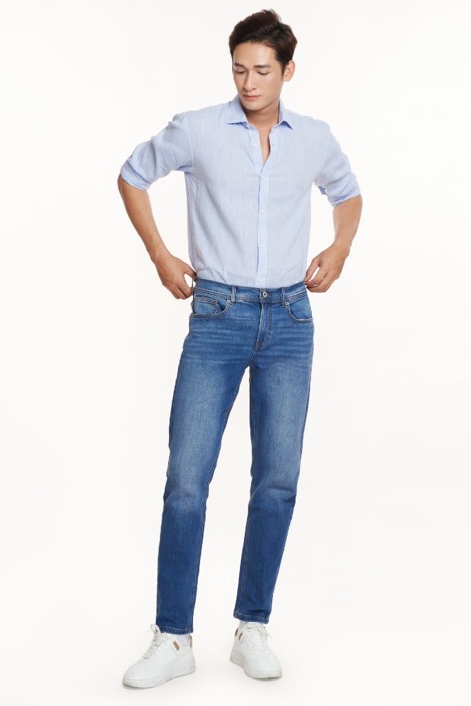 [Size 36] Quần jean Repreve Nam phom Straight 2206054