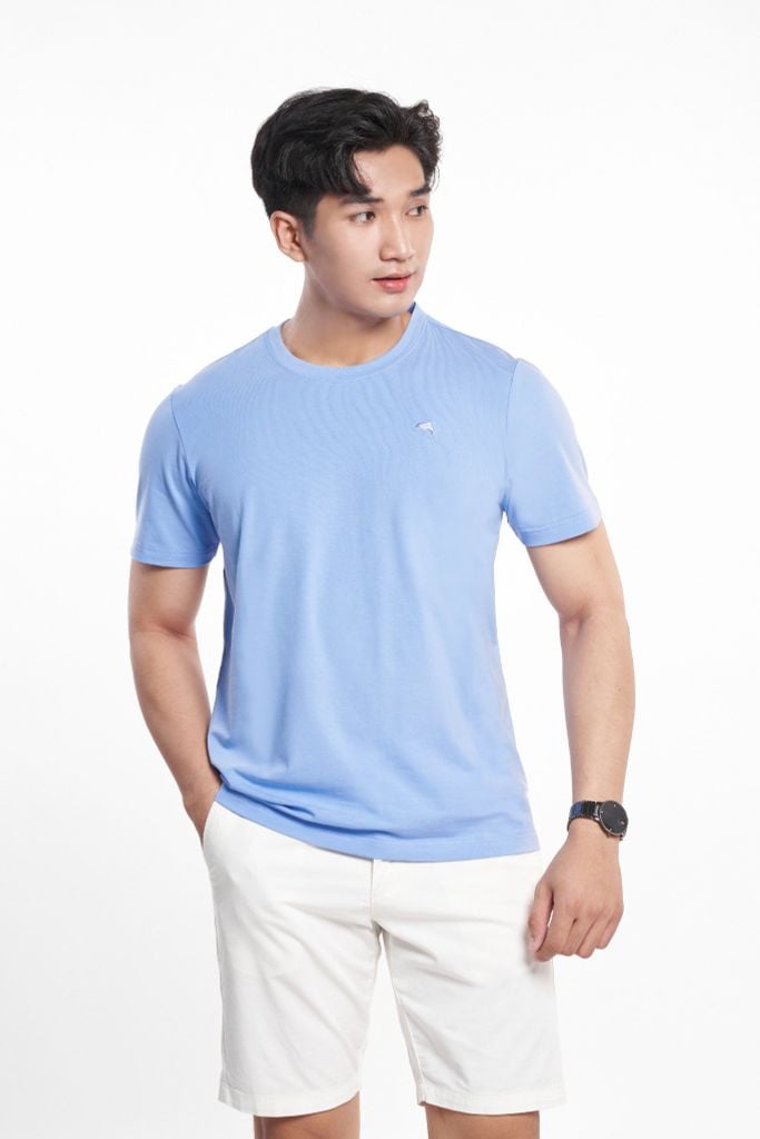 Áo Thun Basic Tay Ngắn Nam Ninomaxx 2505013