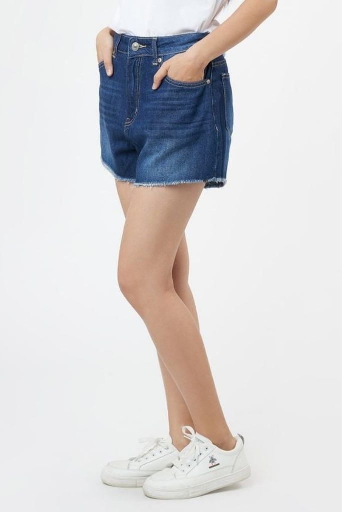 Quần short Jean Nữ Cotton NINOMAXX 2104047