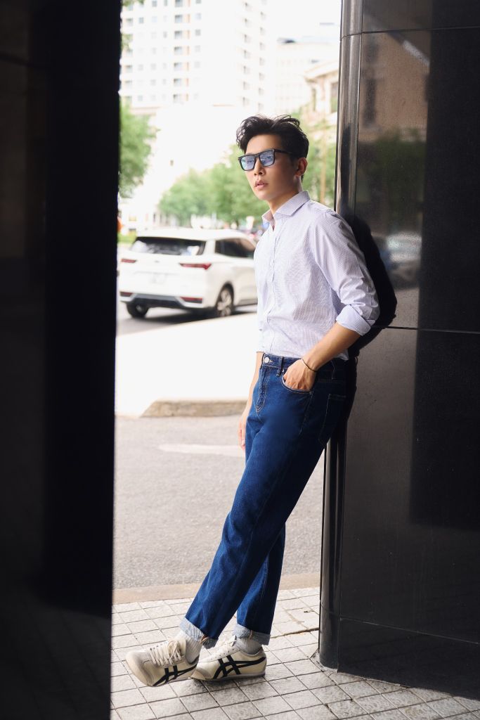 Áo Sơ Mi Sọc Nam Bamboo Tay Dài N&M 2208048