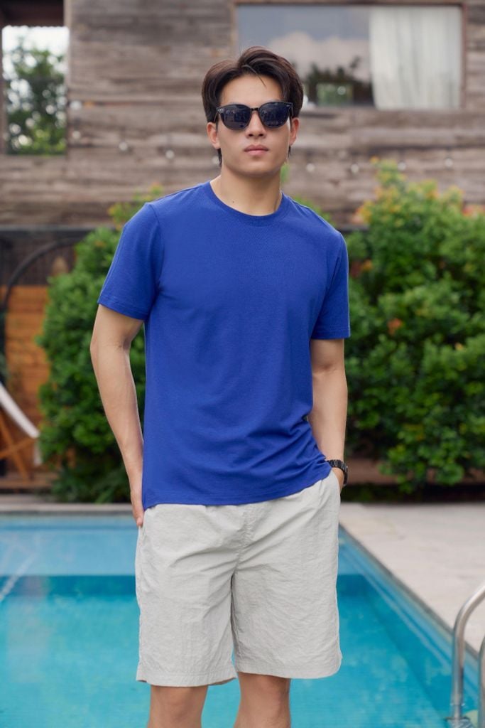 Áo Thun Basic Tay Ngắn Nam Ninomaxx 2412011