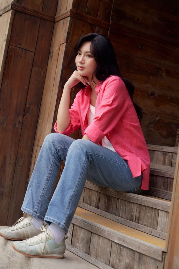 Quần Jean Thời Trang Basic Nữ Ống Đứng Ninomaxx 2508021