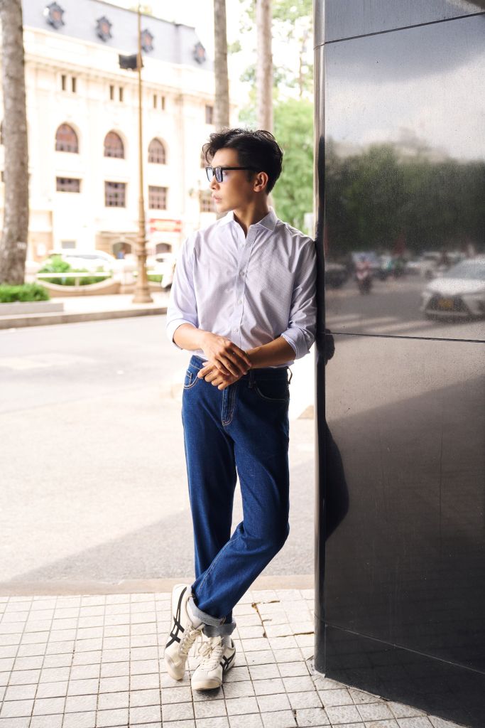 Áo Sơ Mi Sọc Nam Bamboo Tay Dài N&M 2208048