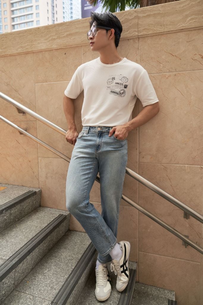 Quần Jean Thời Trang Basic Nam Tapper Ninomaxx 2407001