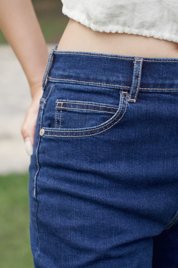 Quần Jean Thời Trang Basic Nữ Ống Đứng Ninomaxx 2508023