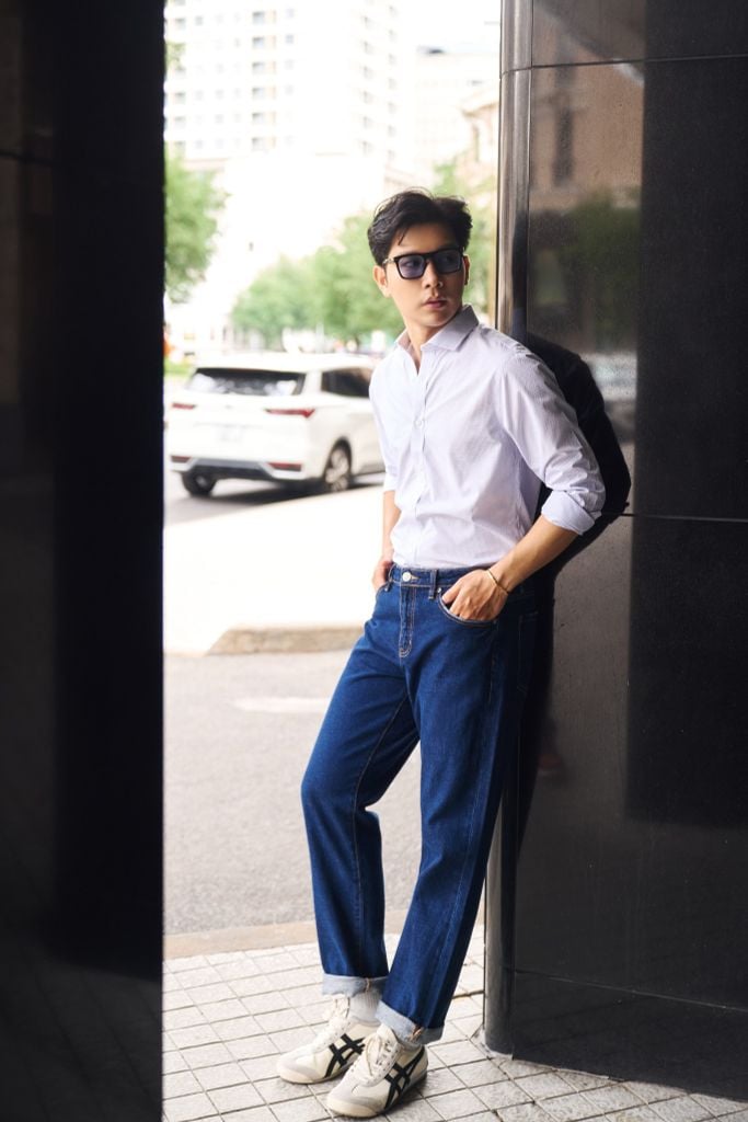 Áo Sơ Mi Sọc Nam Bamboo Tay Dài N&M 2208048