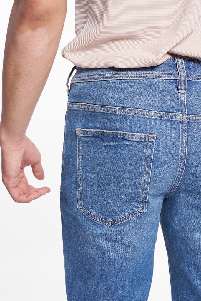 Quần Jean Thời Trang Basic Nam Ống Đứng Ninomaxx 2508004