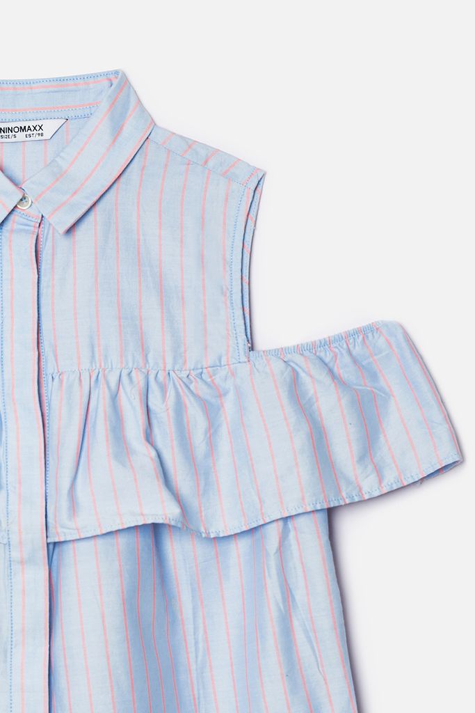 [Size S] Áo sơ mi sọc Nữ NINOMAXX 1706002