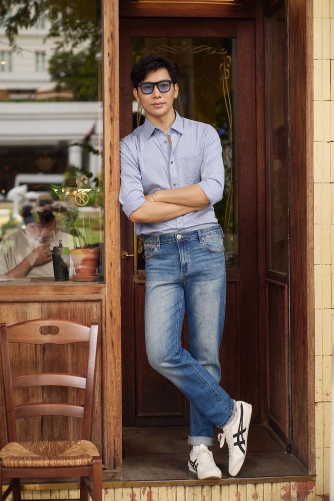 Áo Sơ Mi Nam Cotton Tay Dài In Họa Tiết Sọc N&M 2101087