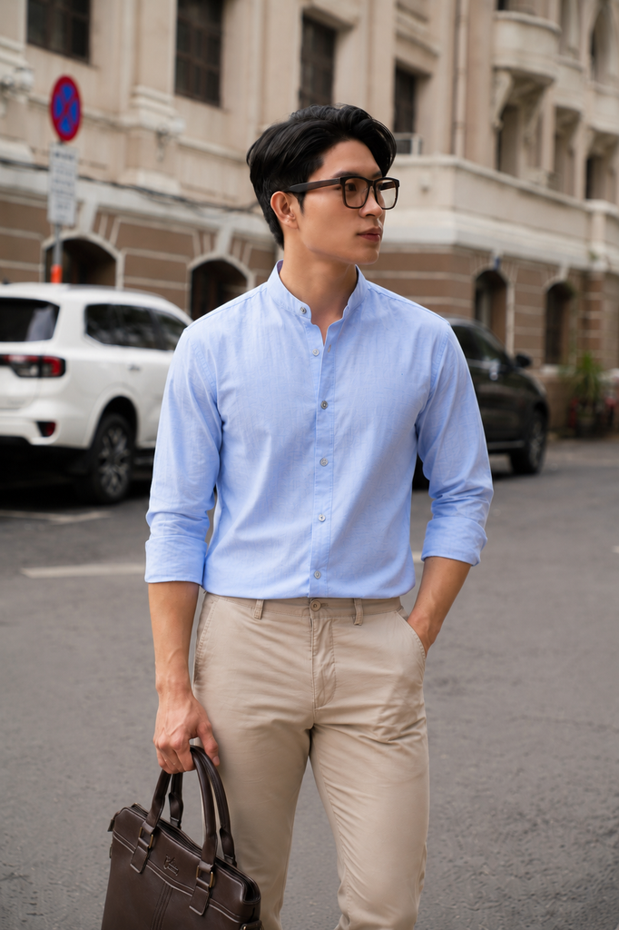 Áo sơ mi Basic Nam N&M 1901020