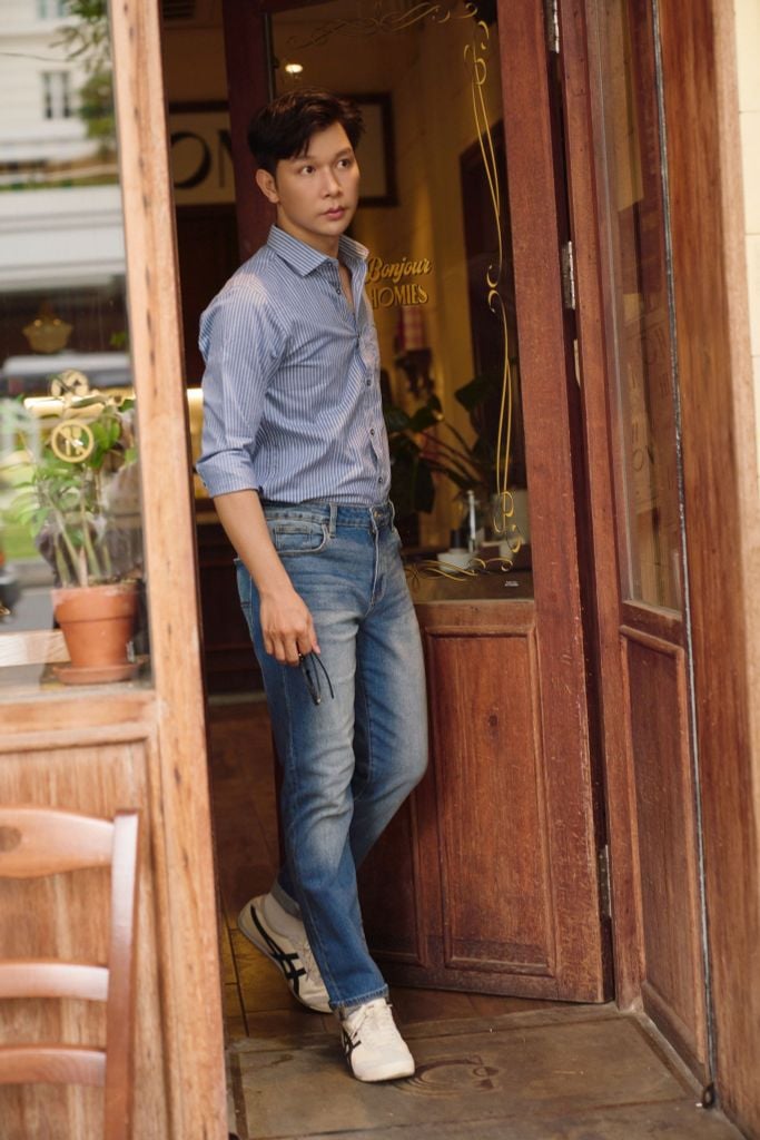 Áo Sơ Mi Sọc Nam Tay Dài N&M 2101084