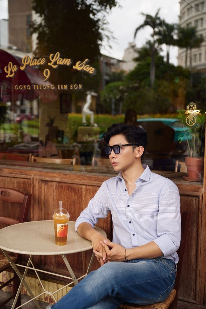 Áo Sơ Mi Sọc Nam Cotton Tay Dài N&M 2101078