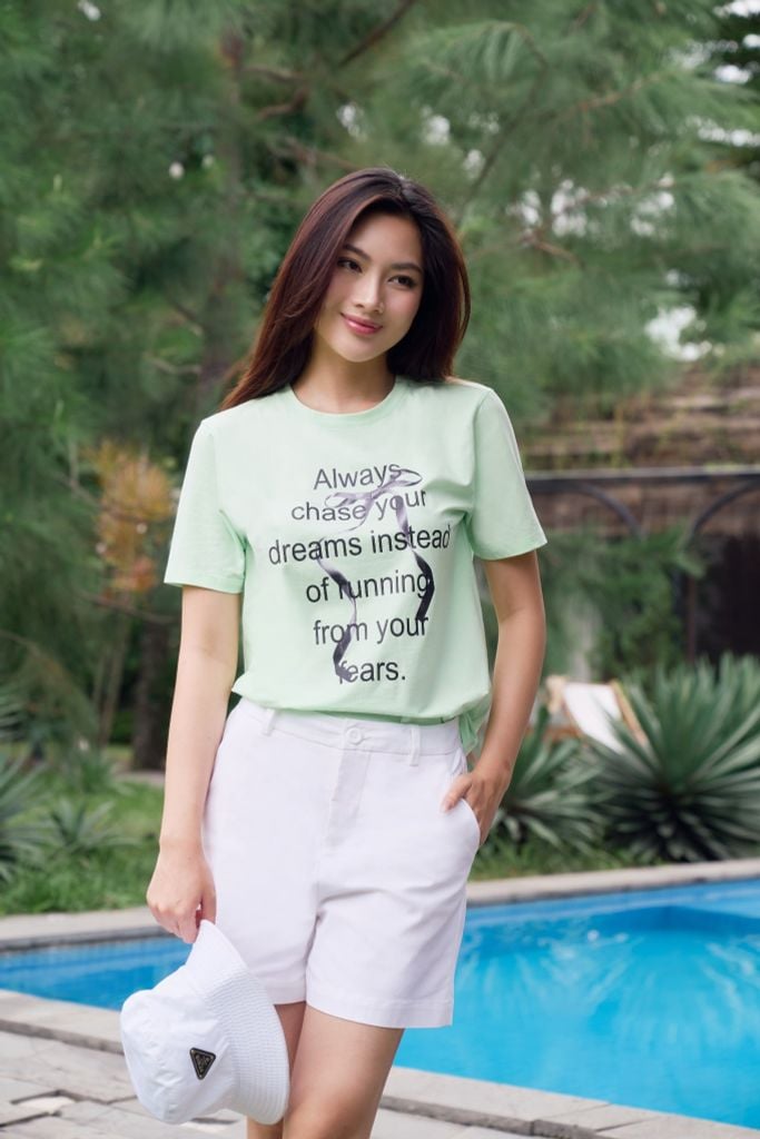 Áo Thun Graphic Tay Ngắn Nữ Ninomaxx 2503017