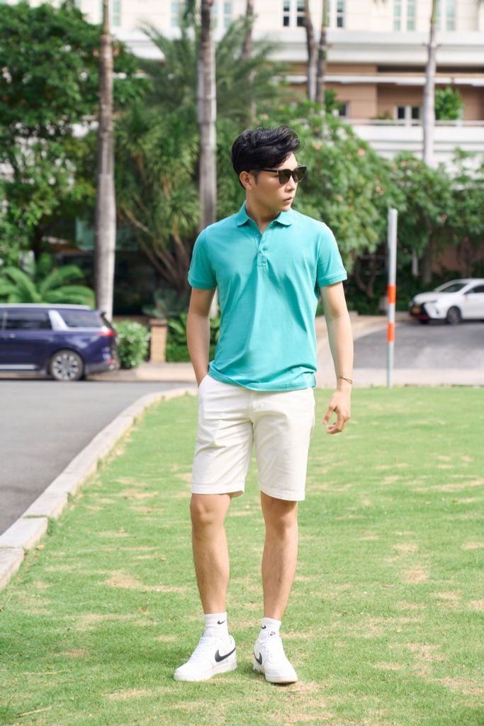 Special Polo Nam Vải Cotton Mercerized Form Travel Fit N&M 2203013
