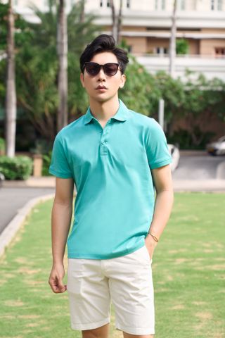 Special Polo Nam Vải Cotton Mercerized Form Travel Fit N&M 2203013