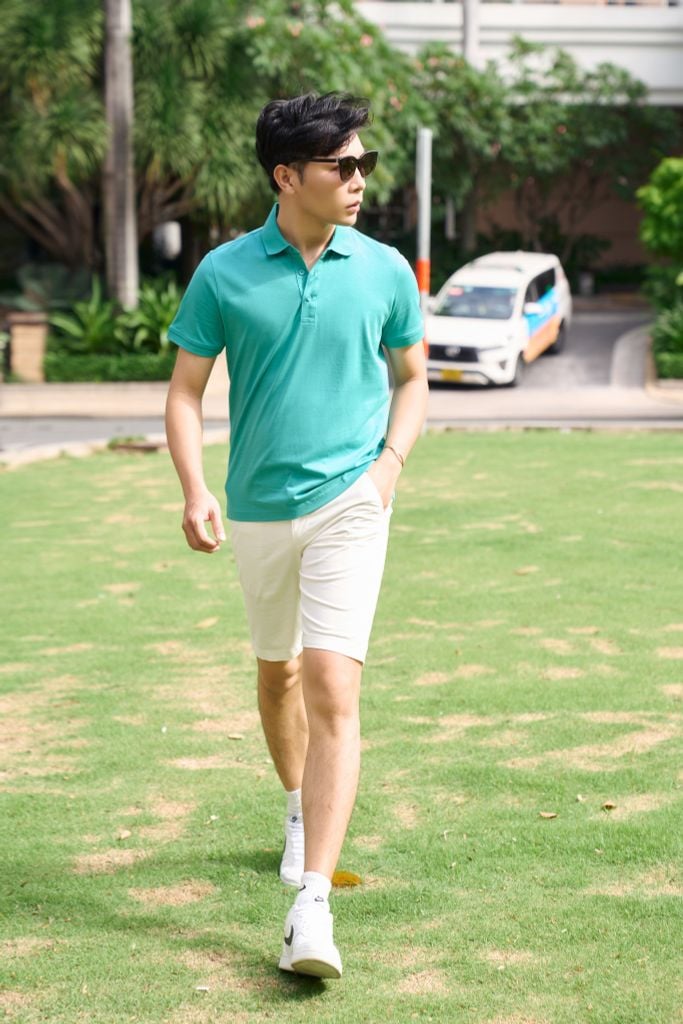 Special Polo Nam Vải Cotton Mercerized Form Travel Fit N&M 2203013