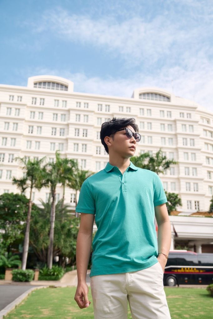 Special Polo Nam Vải Cotton Mercerized Form Travel Fit N&M 2203013