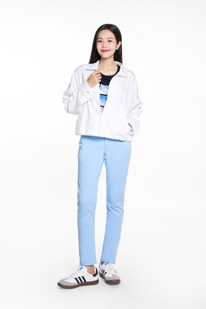 Quần Kaki Nữ Basic Ống Đứng Ninomaxx 2208022