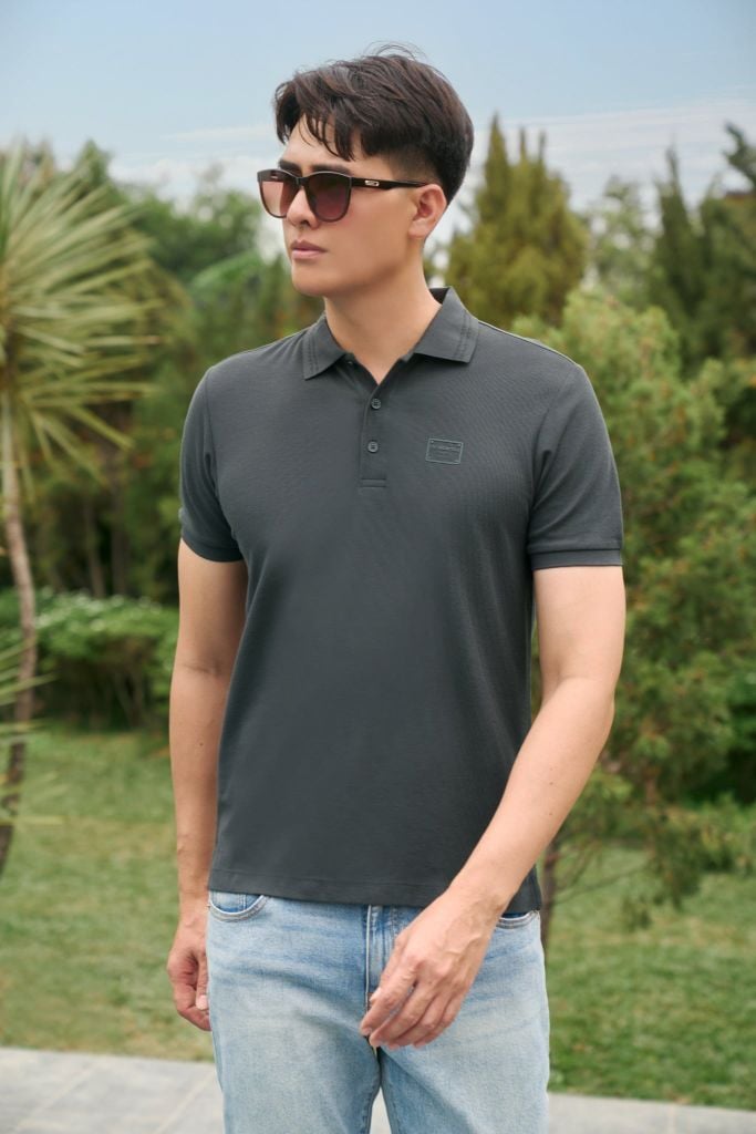 Áo Polo Nam Premium Ninomaxx Form Travel Fit Ninomaxx Siêu Thoáng Mát Co Giãn Tốt 2510034