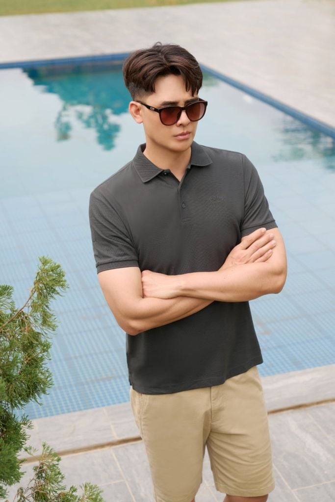 Áo Polo Nam Premium Ninomaxx Form Travel Fit AEROSOFT Siêu Thoáng Mát Co Giãn Tốt 2510039