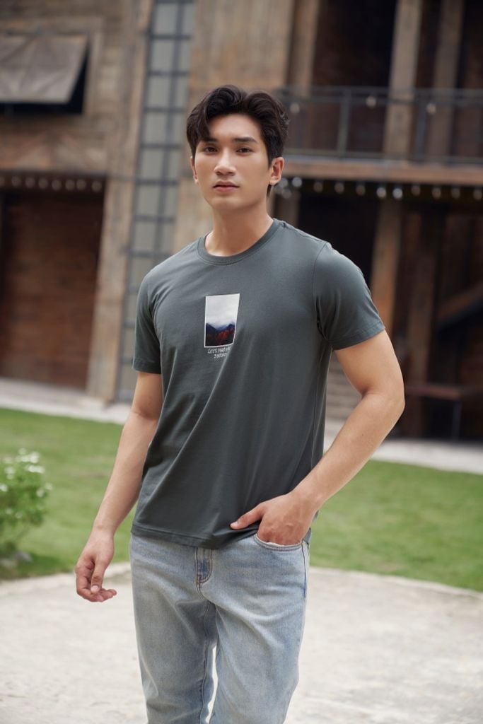 Áo Thun Graphic Nam Tay Ngắn Ninomaxx 2504014