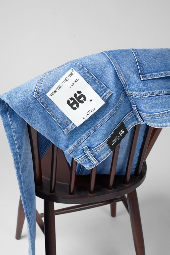 Quần Jean Nam Ninomaxx Straight RAWCORE DENIM Chất Vải Cứng Dày Độ Bền Cao Co Dãn Nhẹ 2509013
