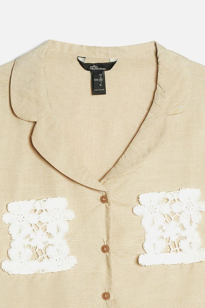 Áo sơ mi kiểu nữ thời trang Ninomaxx 1811012