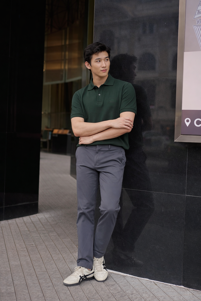 Áo Polo Nam Polo Premium Form Travel Fit Chất Cotton Ninomaxx 2510039