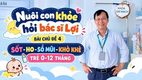 CĐ4: SỐT – HO – SỔ MŨI – KHÒ KHÈ TRẺ 0–12 THÁNG