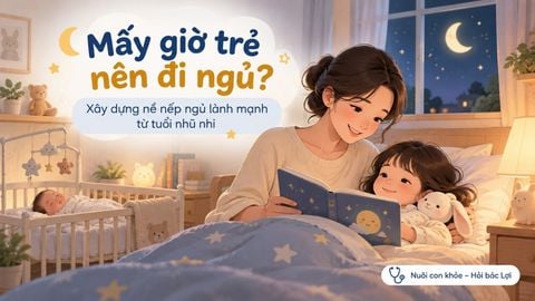 Trẻ nên đi ngủ lúc mấy giờ? Có nên tập nếp ngủ từ tuổi nhũ nhi?